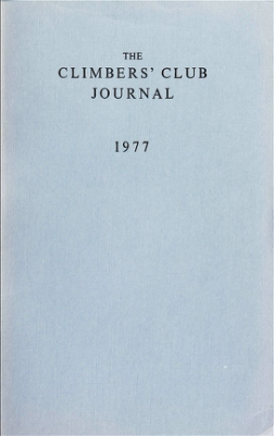 Climbers' Club 1977 Journal cover